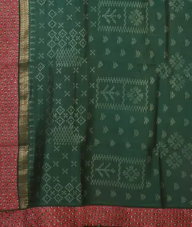 Green Tussar Embroidery Saree T3526944