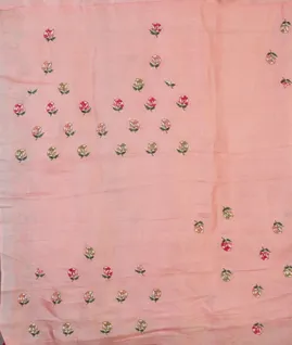 Pink Tusser Embroidery T3794393
