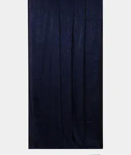 Blue Satin Crepe Silk Saree T4525772