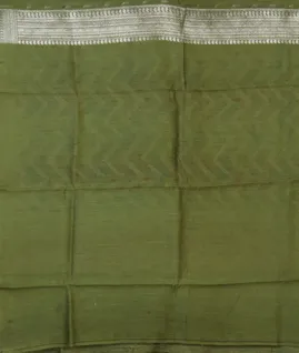 Green Tussar Printed Saree T3942203