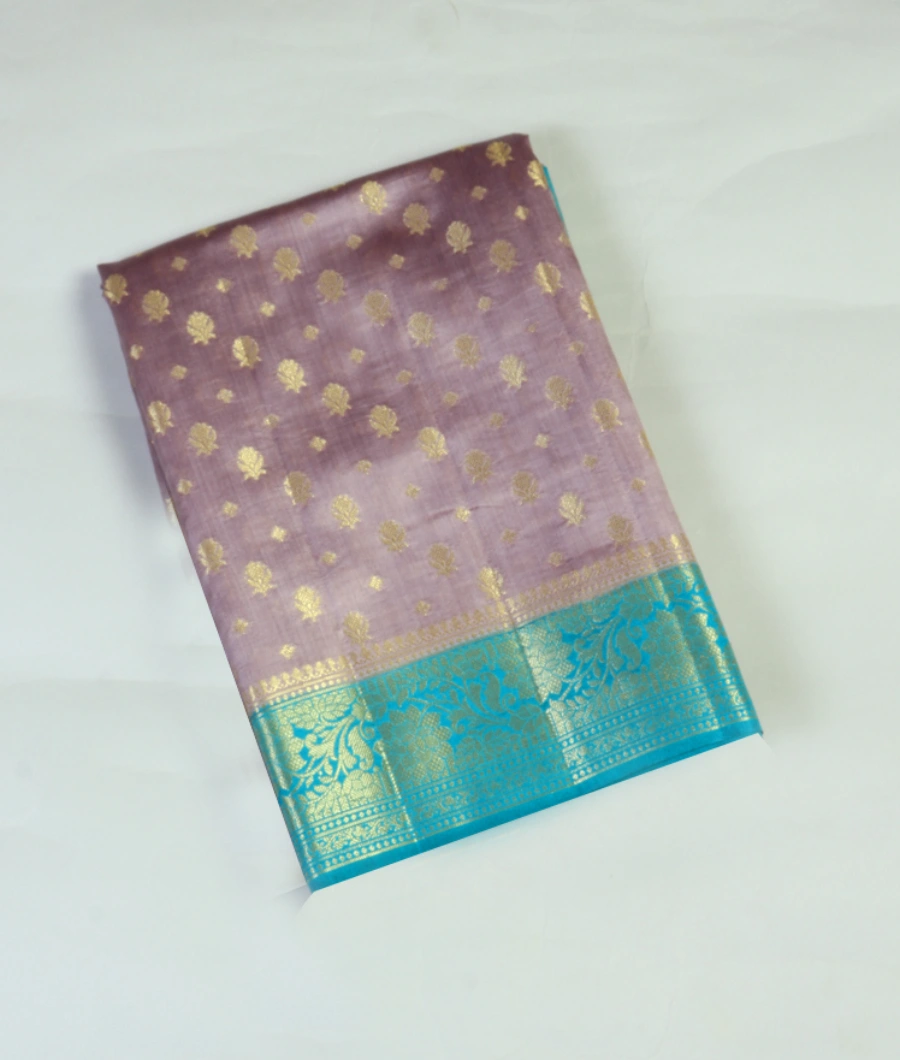 Lavender Chaniya Silk Saree T459866-image