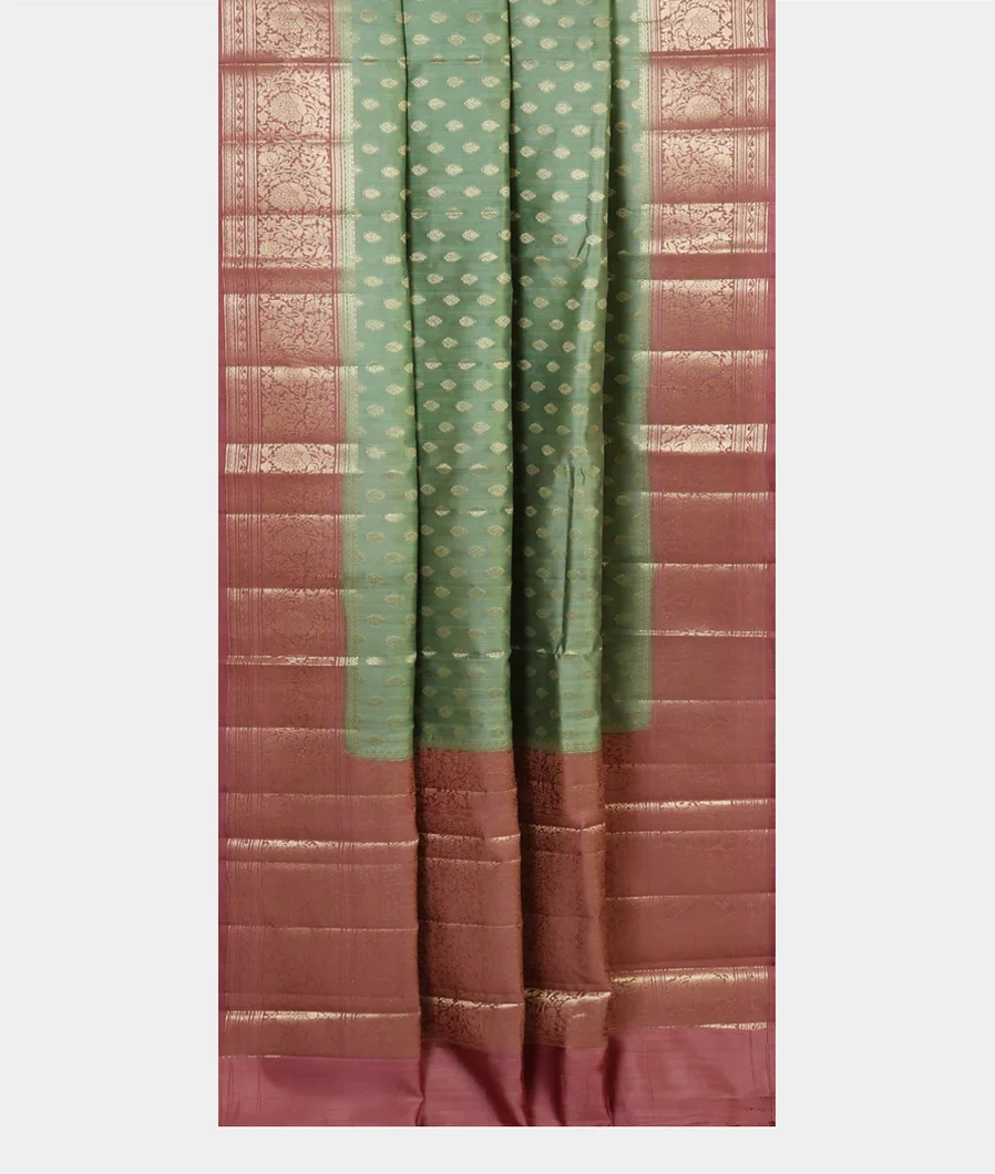 Green Chaniya Silk Saree T4598812