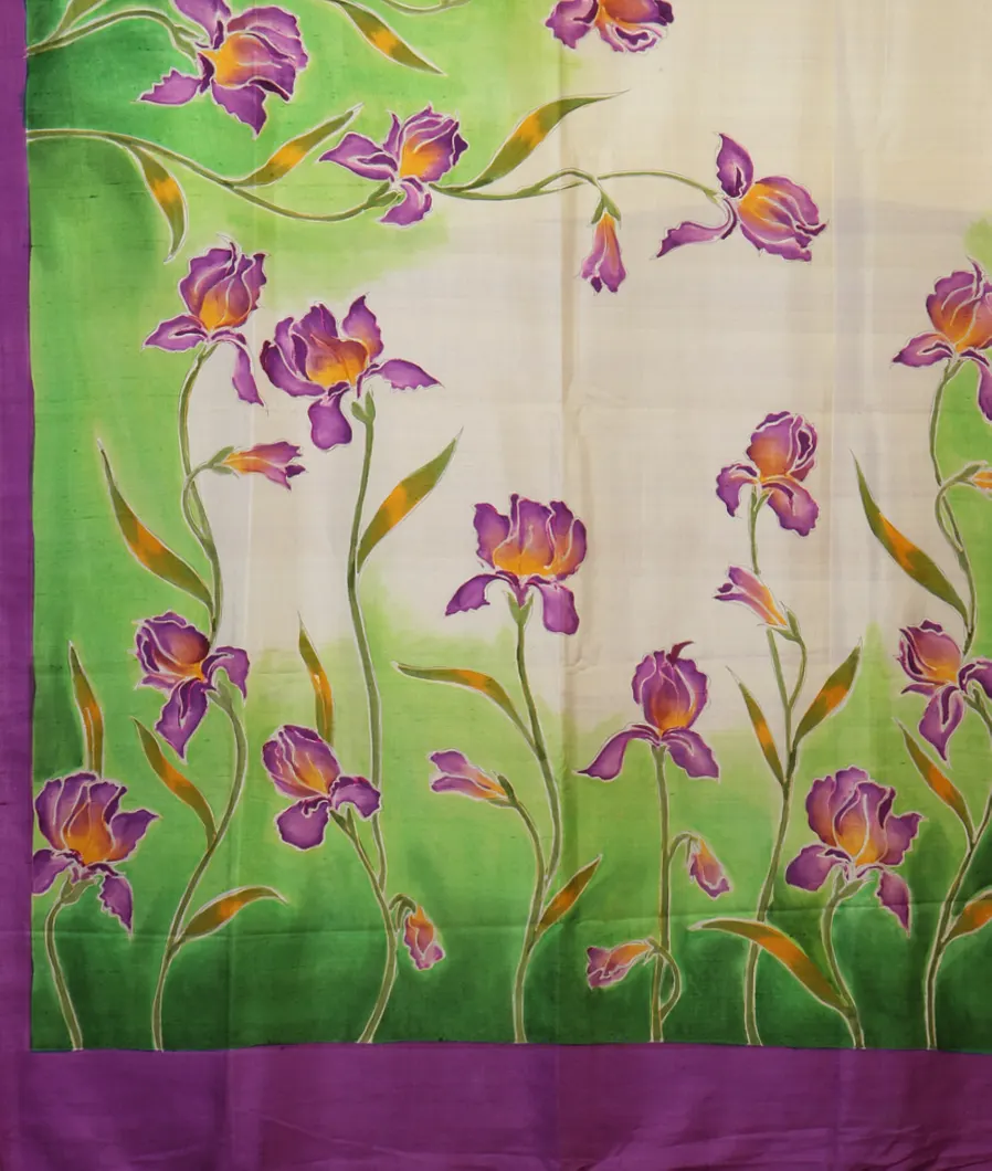 green-and-cream-handpainted-silk-saree-t433191-t433191-d