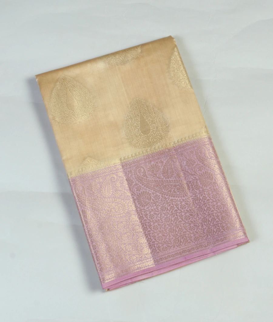 Beige Chaniya Silk Saree T459921-image