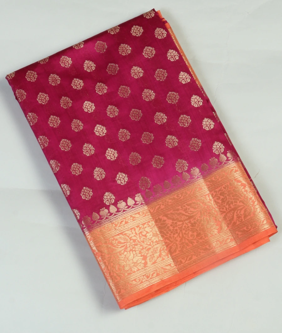 Purple Chaniya Silk Saree T459871-image