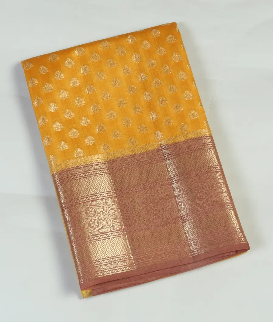 Yellow Chaniya Silk Saree T459875-image