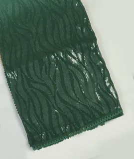 Green Georgette Silk Embroidery Saree  T4518601