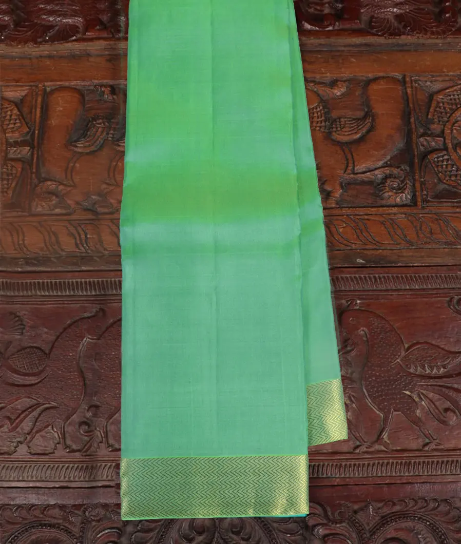 Green Soft Silk Saree T435416-image