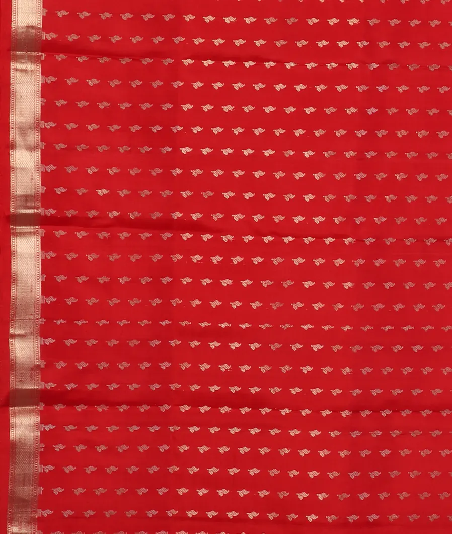 Red Handwoven Kanjivaram Silk Saree T4560073