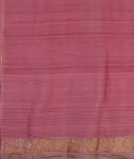 Pink  Banaras Tussar Georgette Saree T3010143