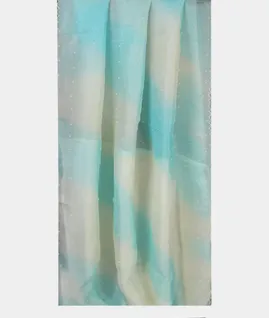 Blue Kora Organza Embroidery Saree T4318752