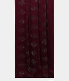 Maroon  Satin Crepe Silk Saree T4522022