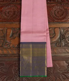 Lavender Handwoven Kanjivaram Silk Pavadai T4132351