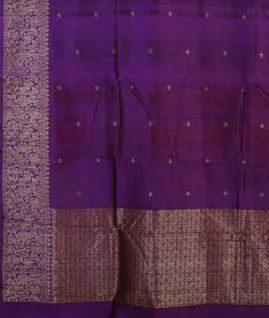 Purple Banaras Tussar Saree T4579194