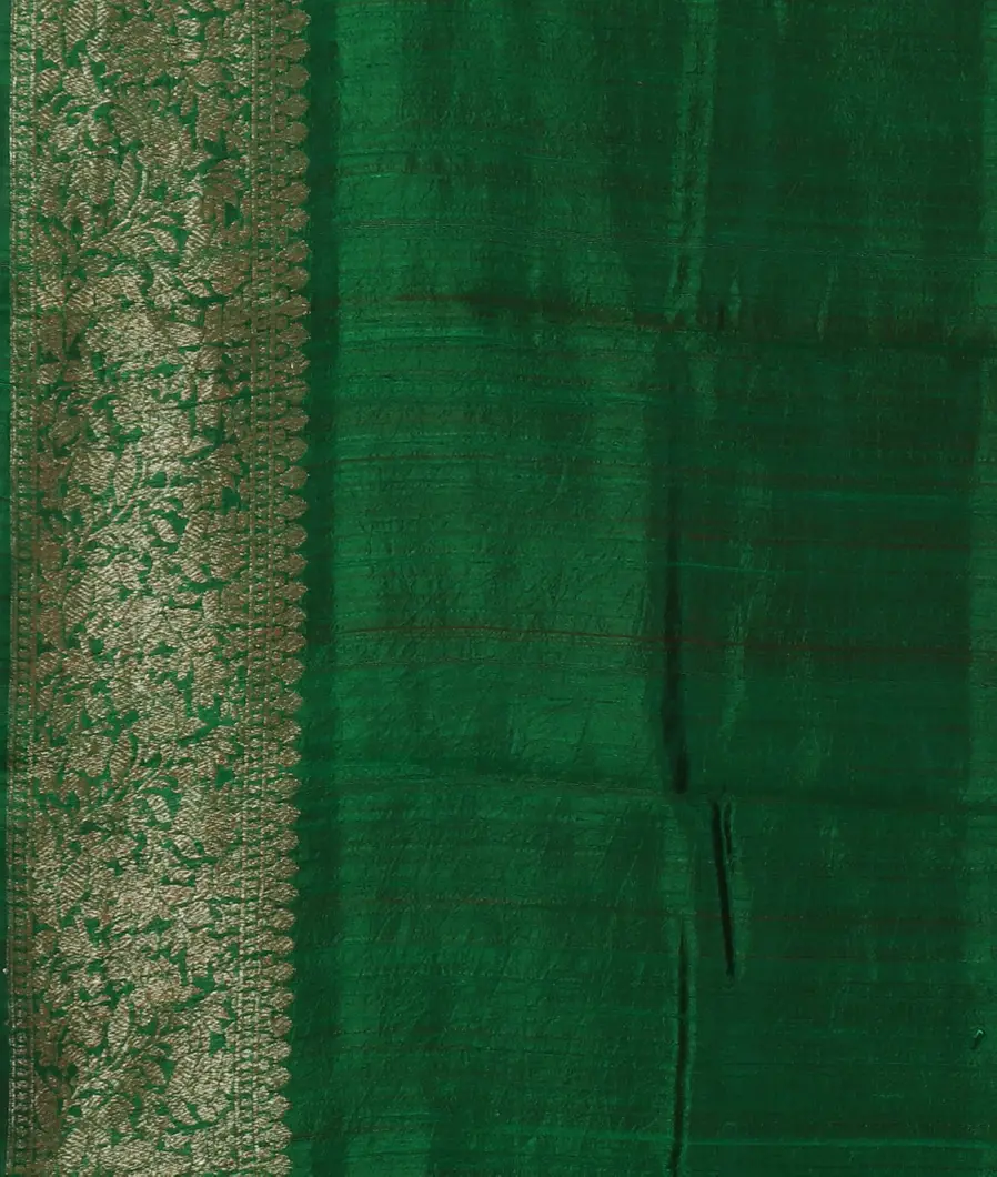 Red Banaras Tussar Saree T4579333