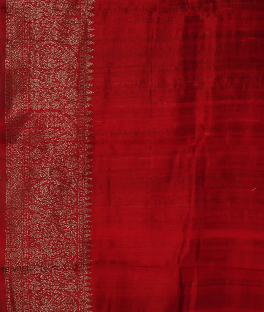 Green Banaras Tussar Saree T4565033