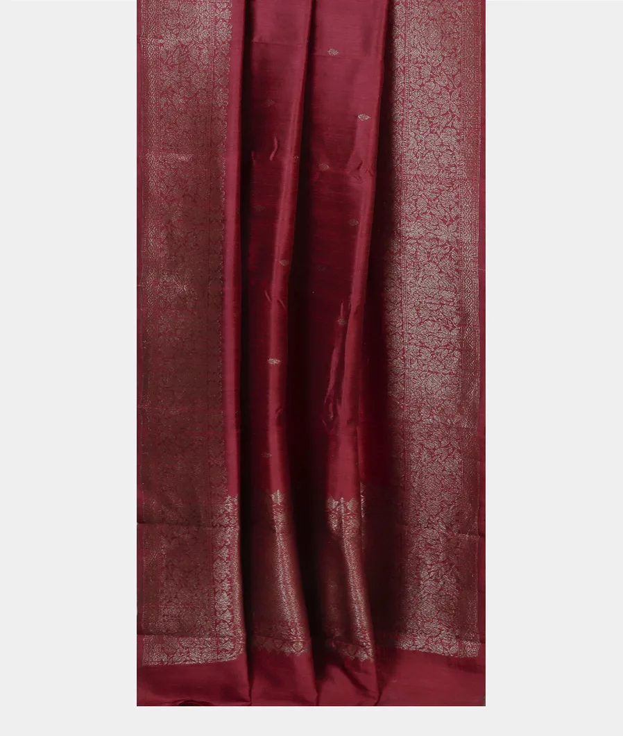 Purple Banaras Tussar Saree T4579632