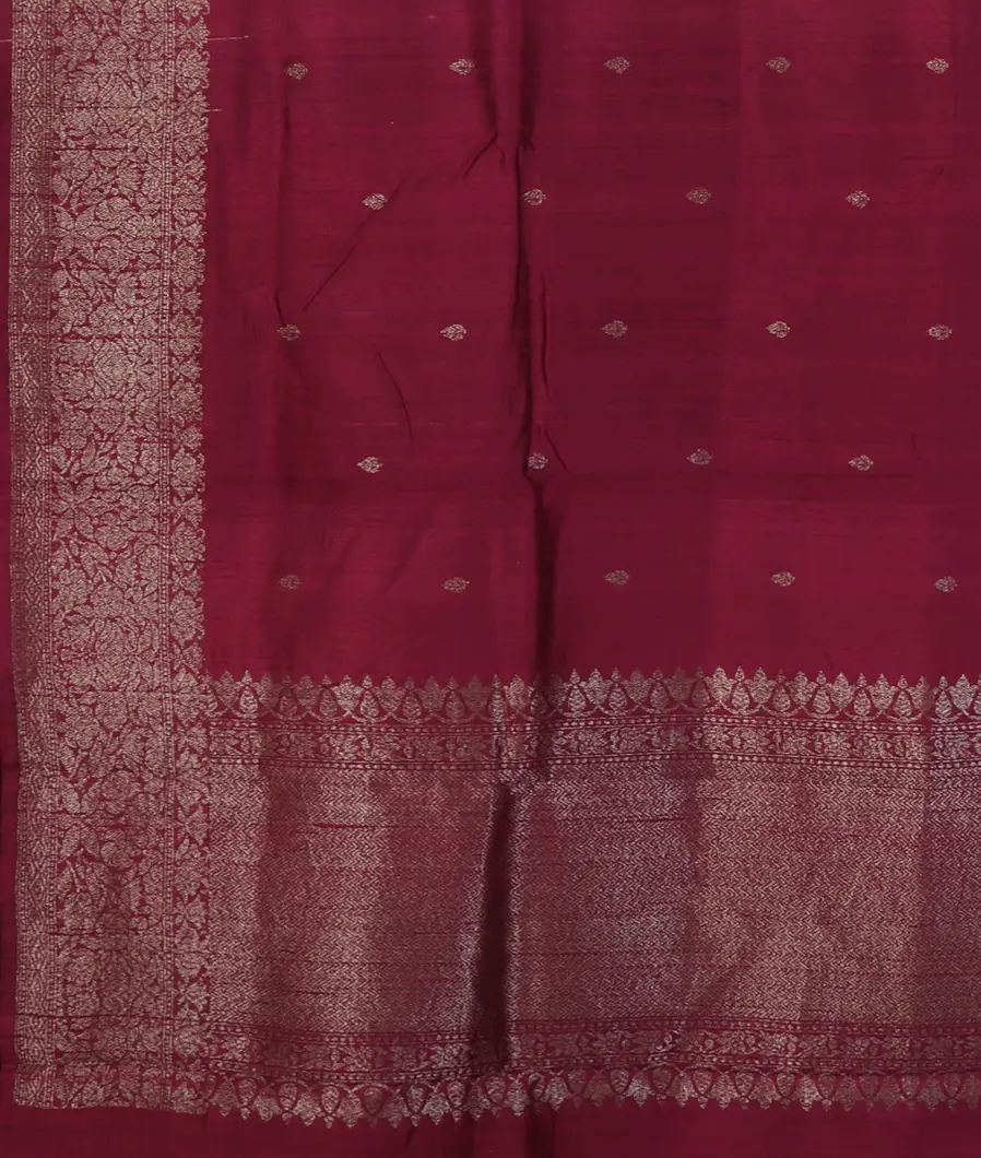 Purple Banaras Tussar Saree T4579634