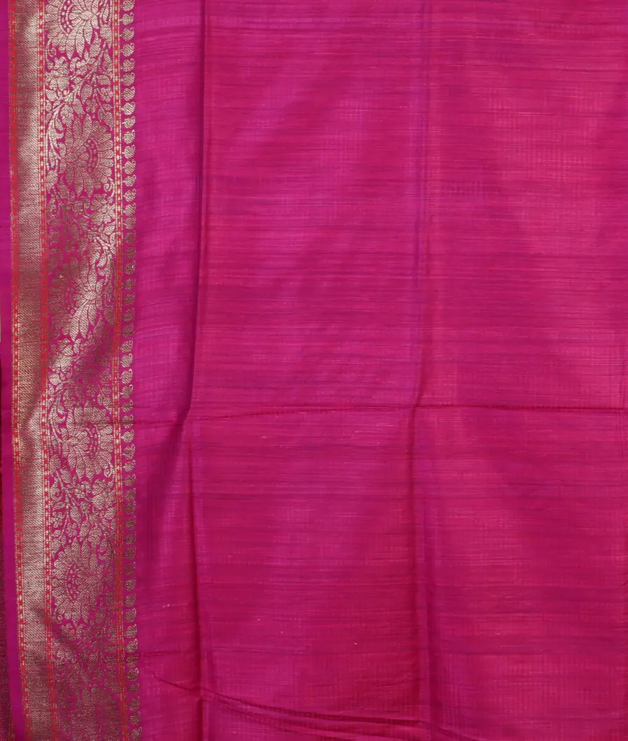 Purple  Banaras Tussar Saree T4581023