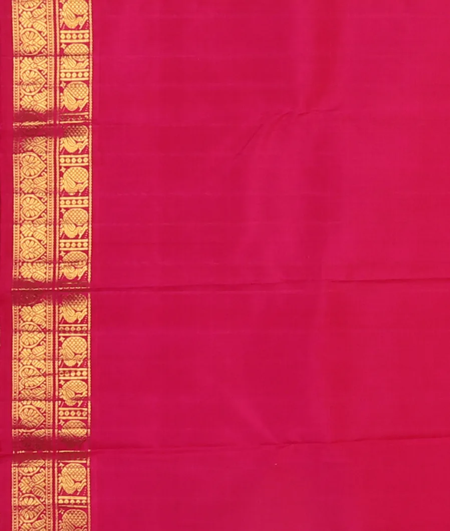 Off-White Handwoven Kanjivaram Silk Saree T4383353
