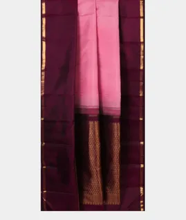 Pink Handwoven Kanjivaram Silk Saree T4488802
