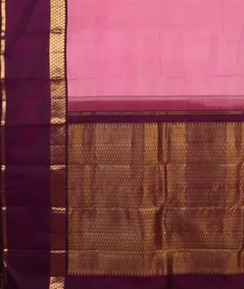 Pink Handwoven Kanjivaram Silk Saree T4488804