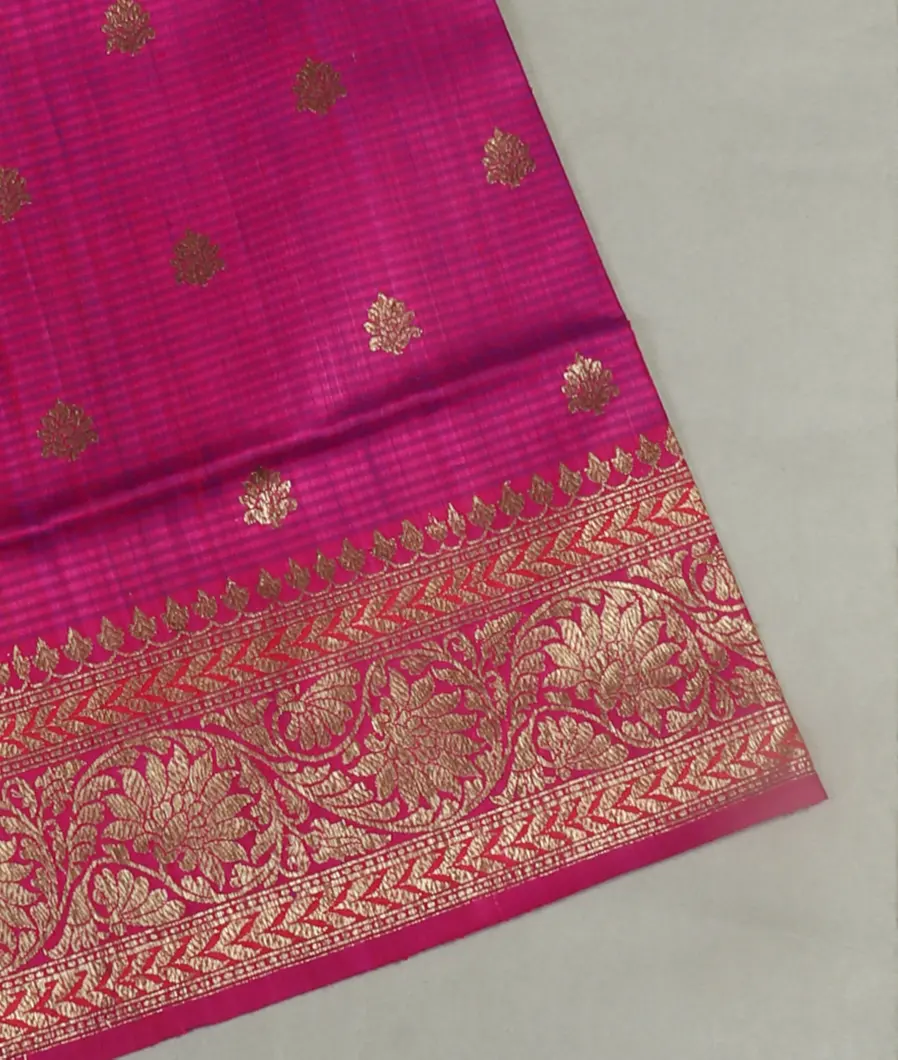 Purple Banaras Tussar Saree T458104-image
