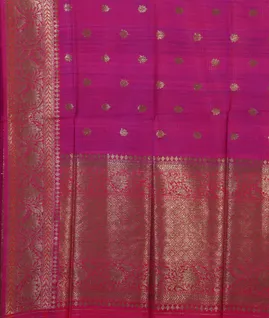 Purple Banaras Tussar Saree T4581044