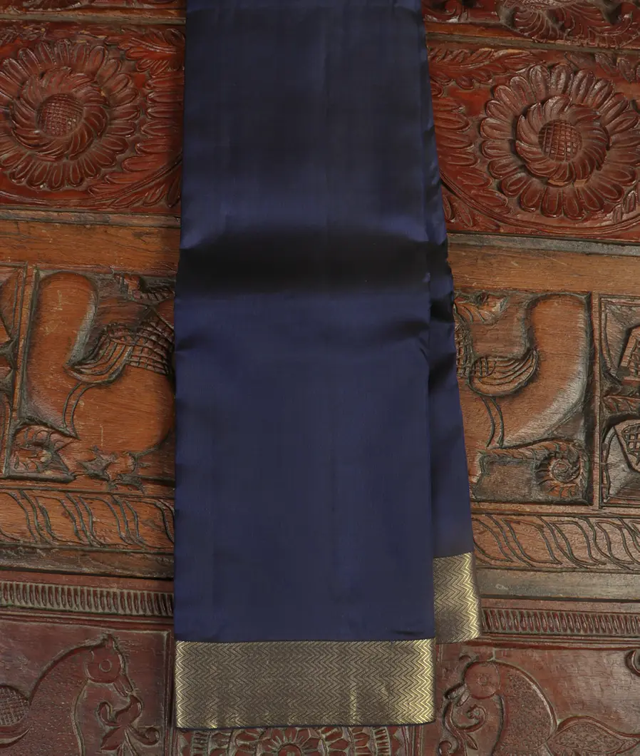Blue Soft Silk Saree T435447-image