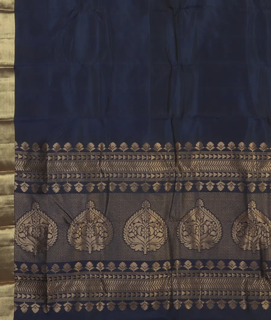 Blue Soft Silk Saree T4354474