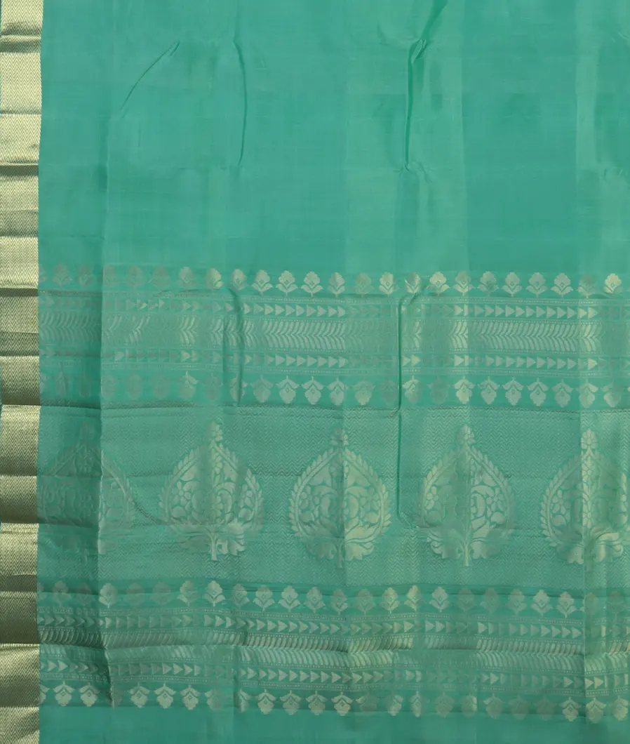 Green Soft Silk Saree T4608514