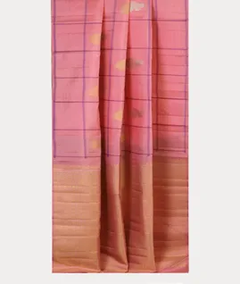 Pink Handwoven Kanjivaram Silk Saree T4623602