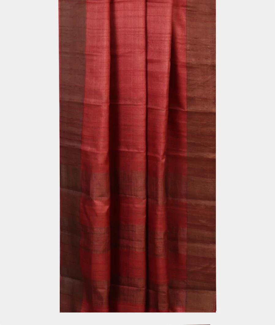 Pink Woven Tussar Saree T4626502