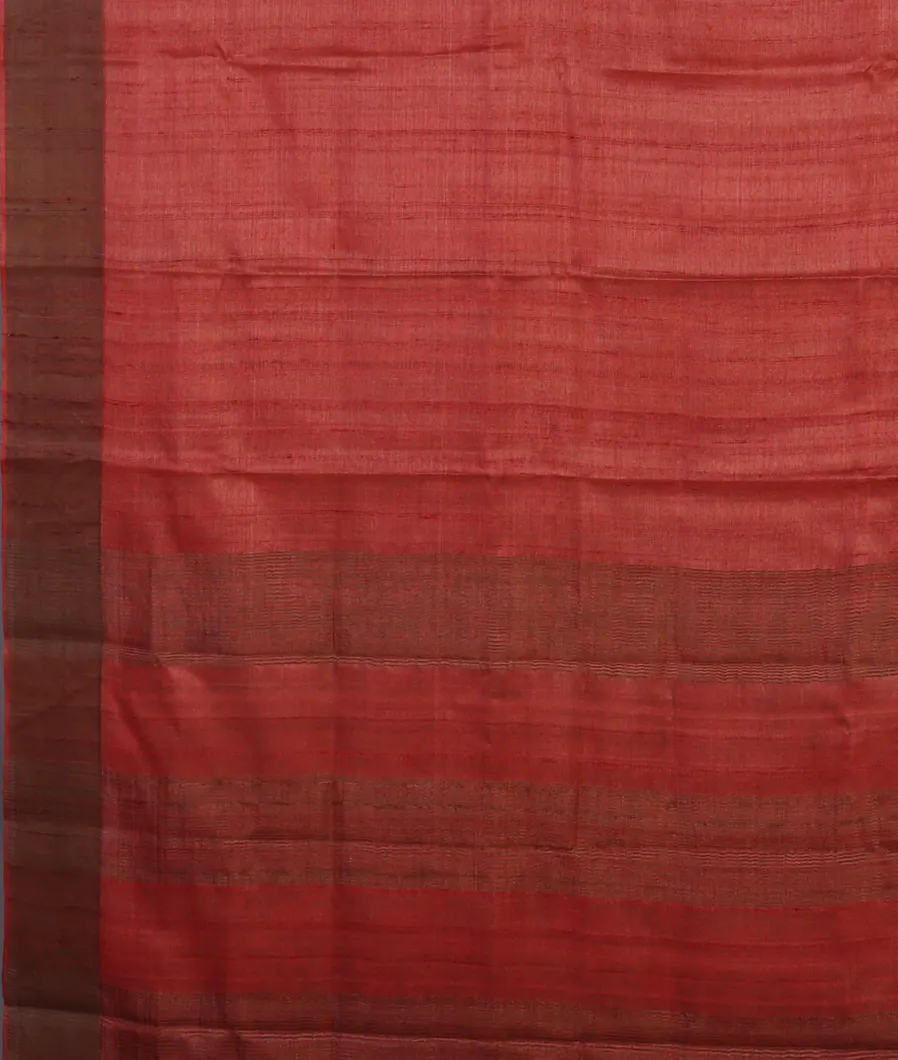 Pink Woven Tussar Saree T4626504