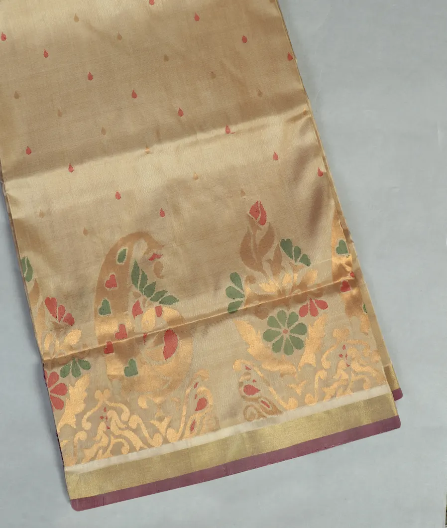 Beige Uppada Silk Saree T404328-image