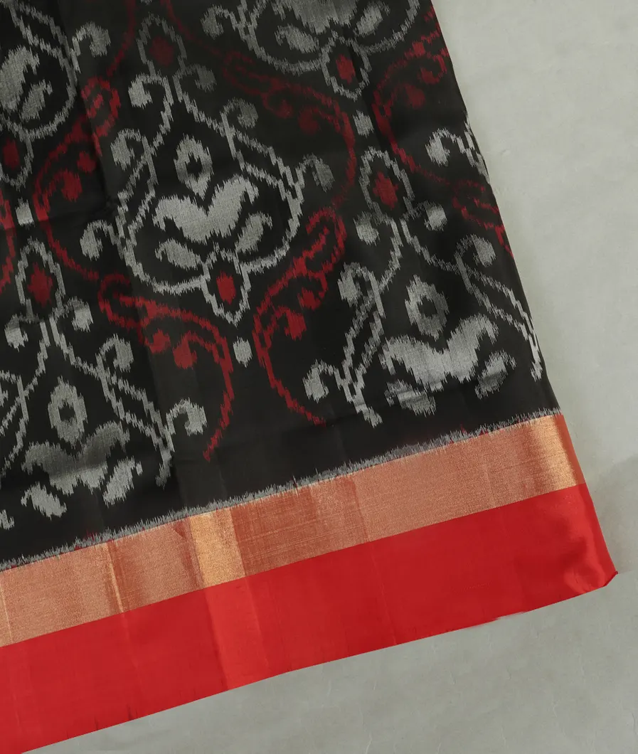 Black Soft Silk Saree T326524-image