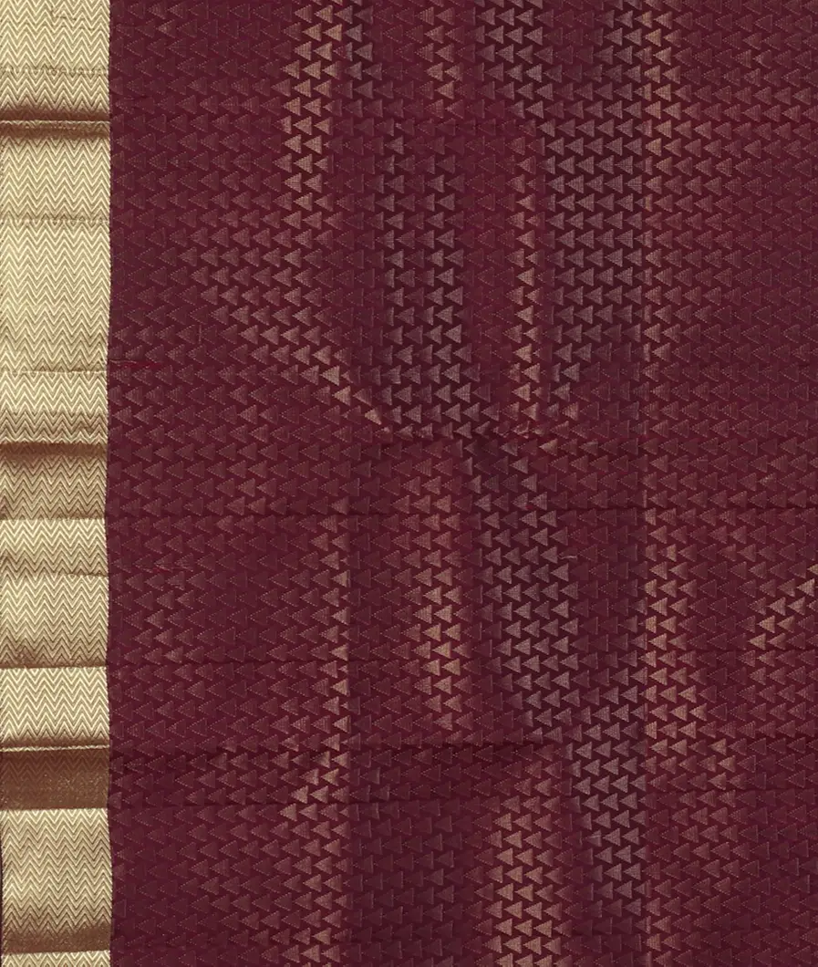 Burgundy Soft Silk Saree T4608583