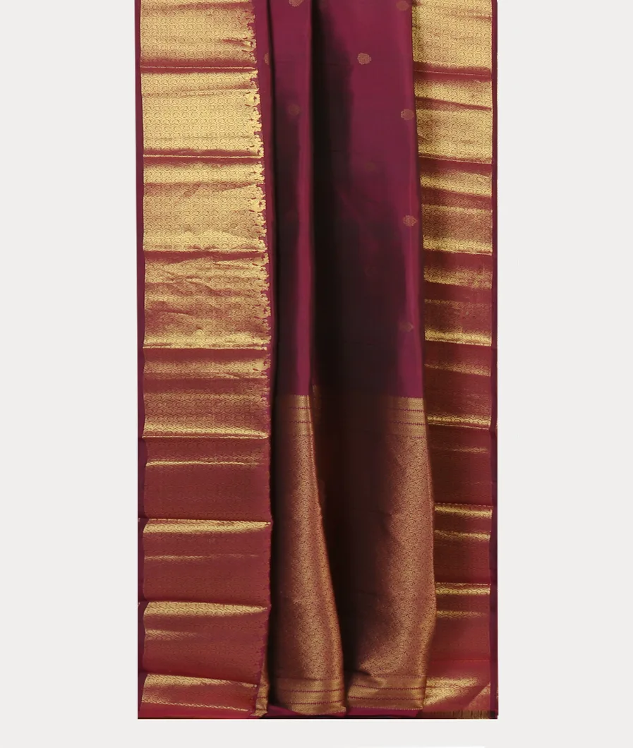 Burgundy Soft Silk Saree T4463422