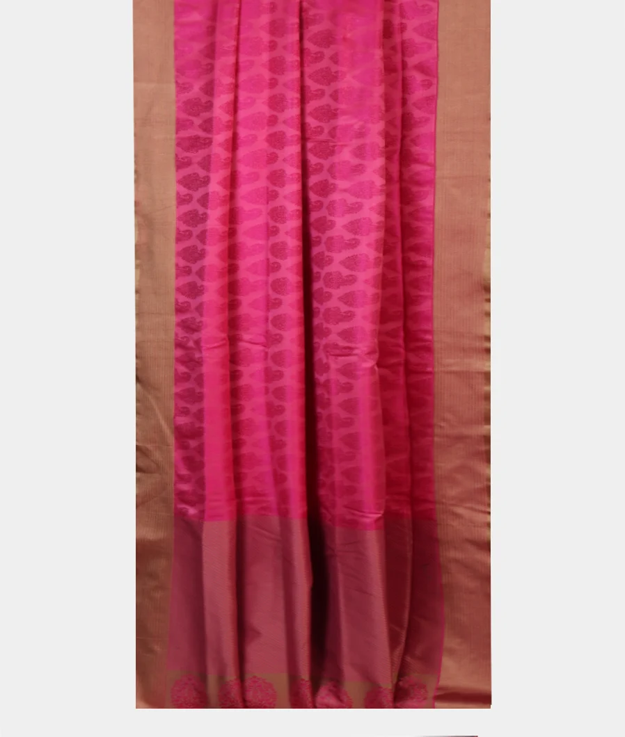 Pink Soft Silk Saree T4618472