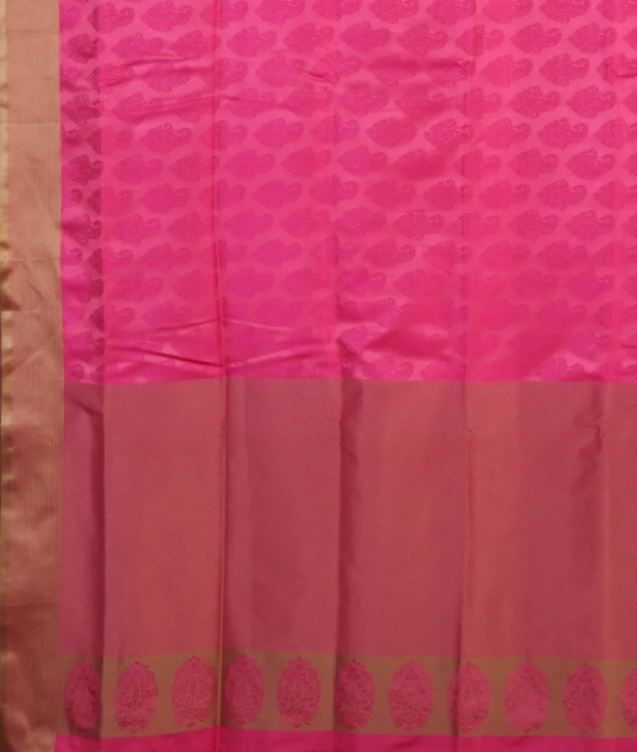 Pink Soft Silk Saree T4618474