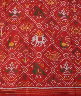 Mehndi Green Woven Raw Silk Embroidery Saree T4631103