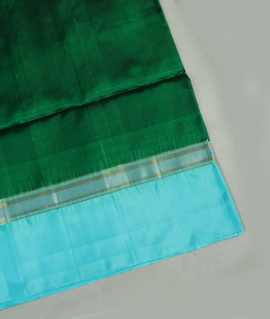 Bottle Green Soft Silk Saree T457859-image