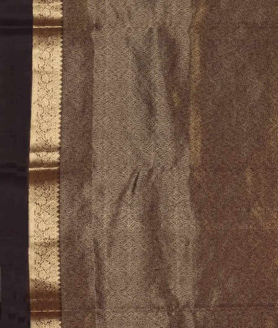 Rust Silk Cotton Saree T4628243