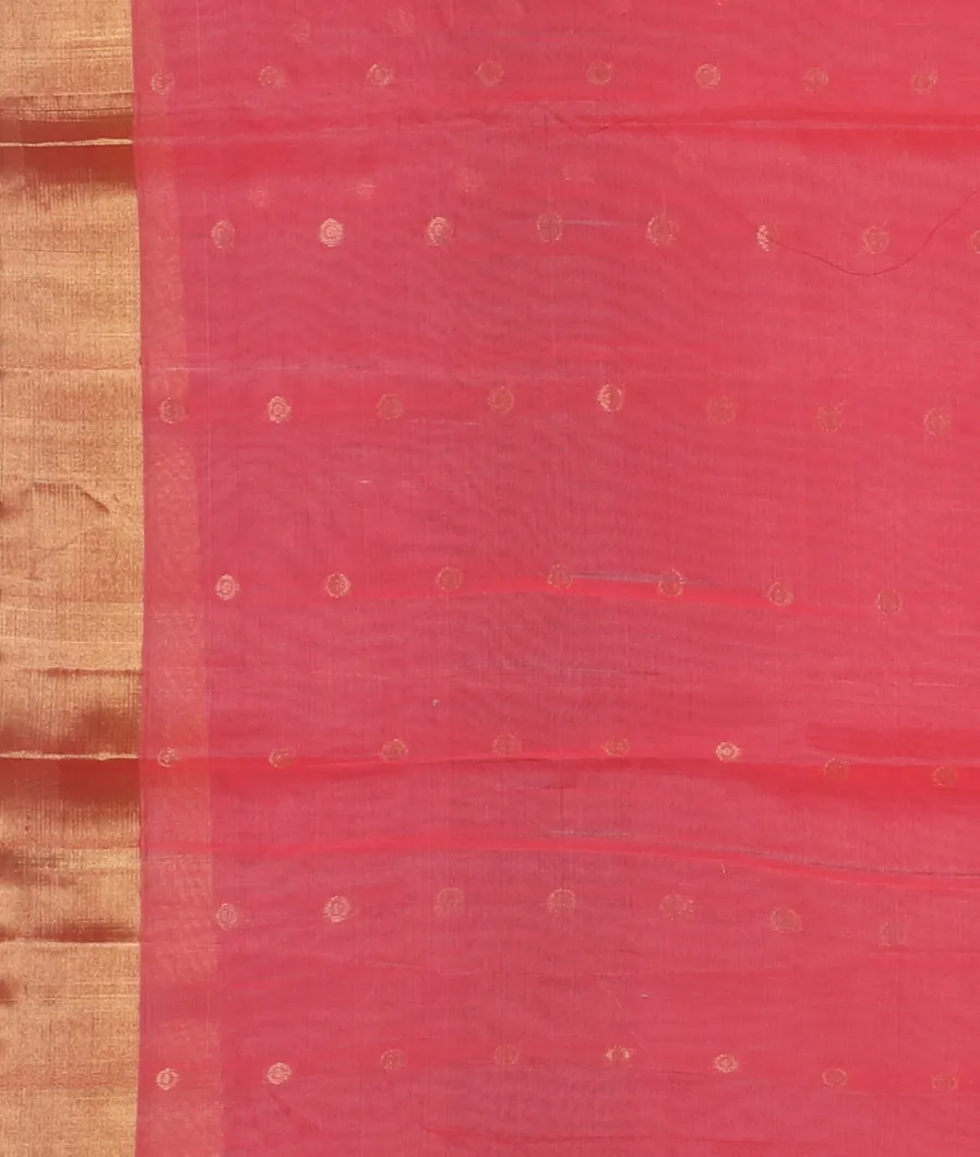 Pink Silk Cotton Saree T4627453