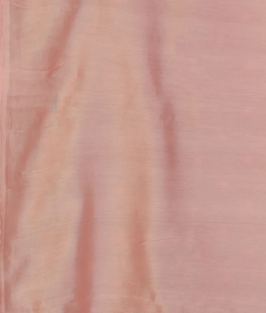 Pink Kora Organza Embroidery Saree T3882453