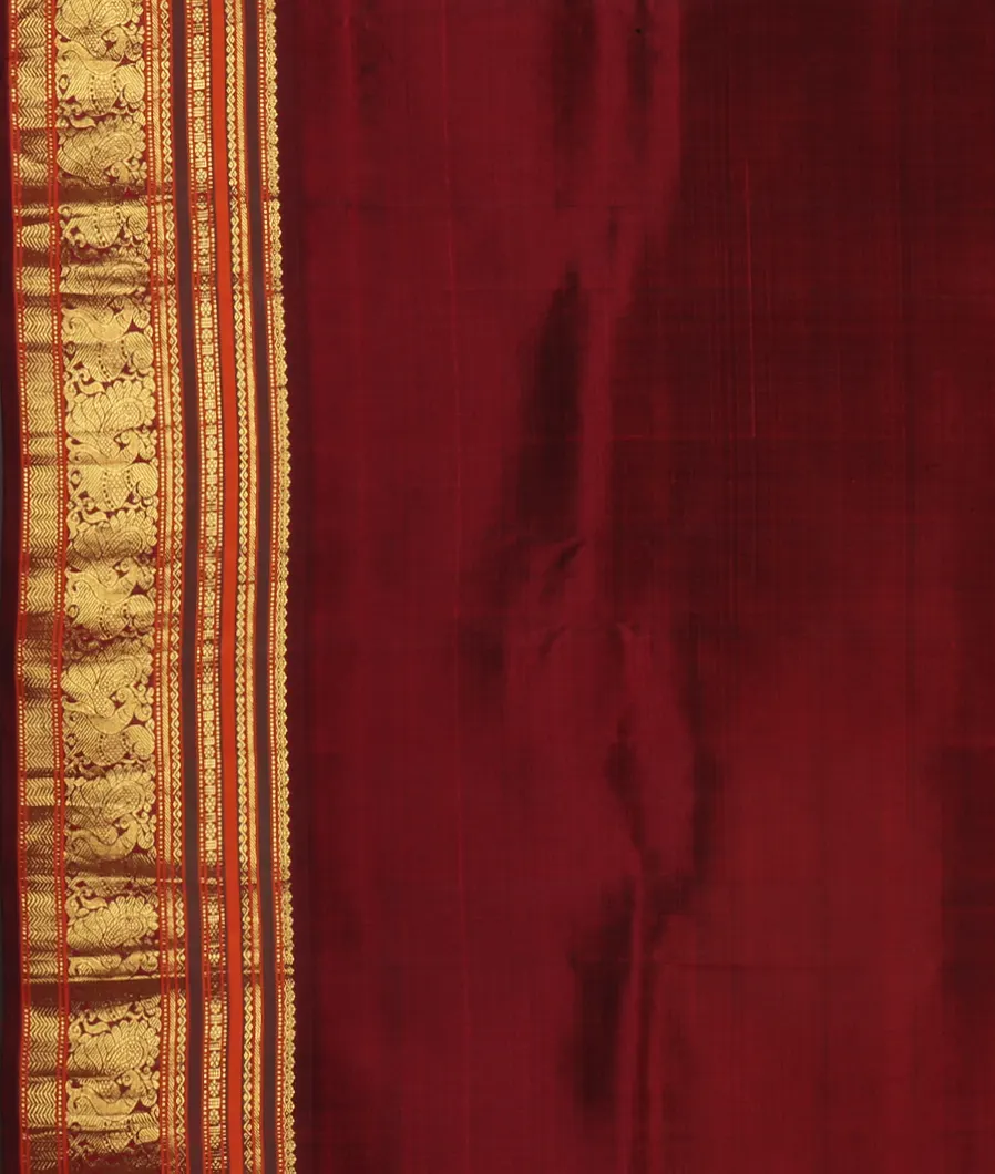 Pink Printed Kanjivaram Silk Saree T4043773