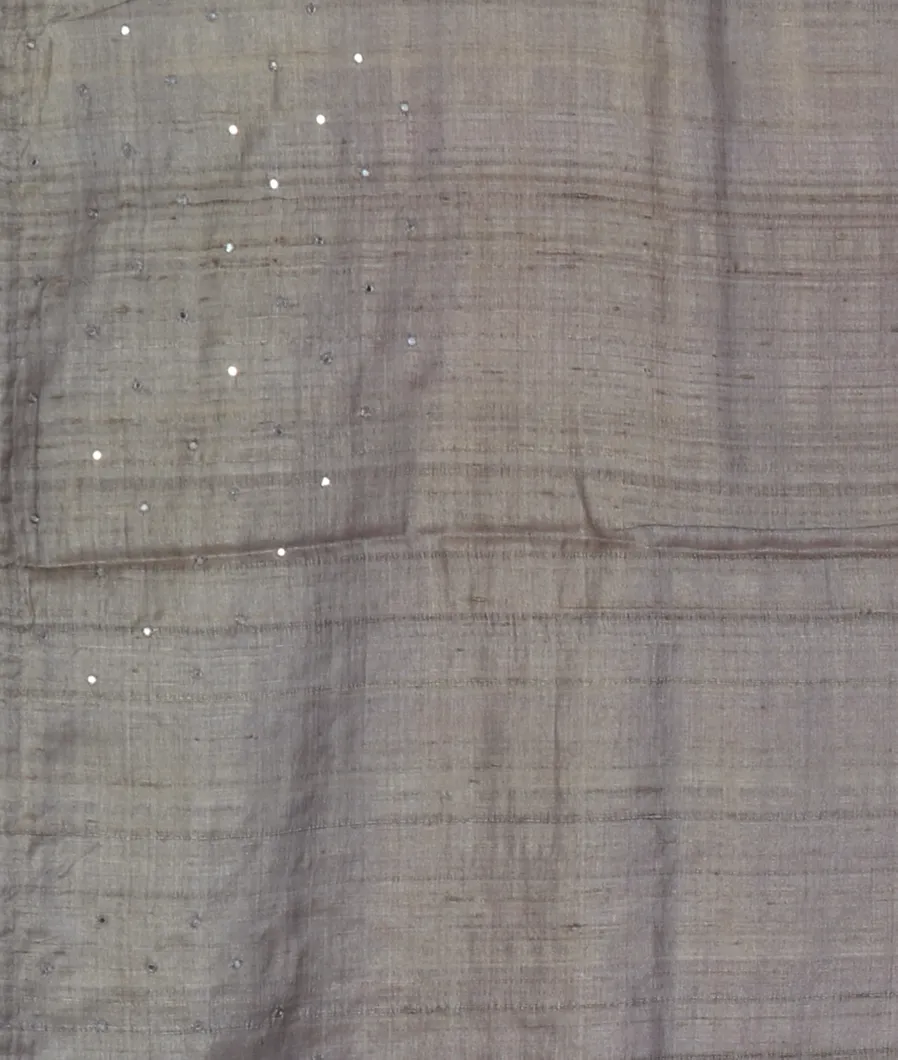 Pink Tussar Embroidery saree T3907703