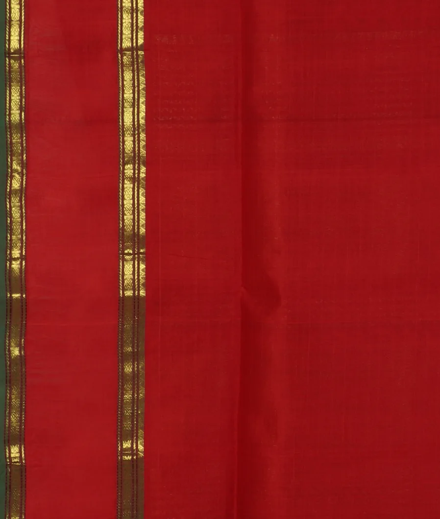 Green Silk Cotton Saree T4512883