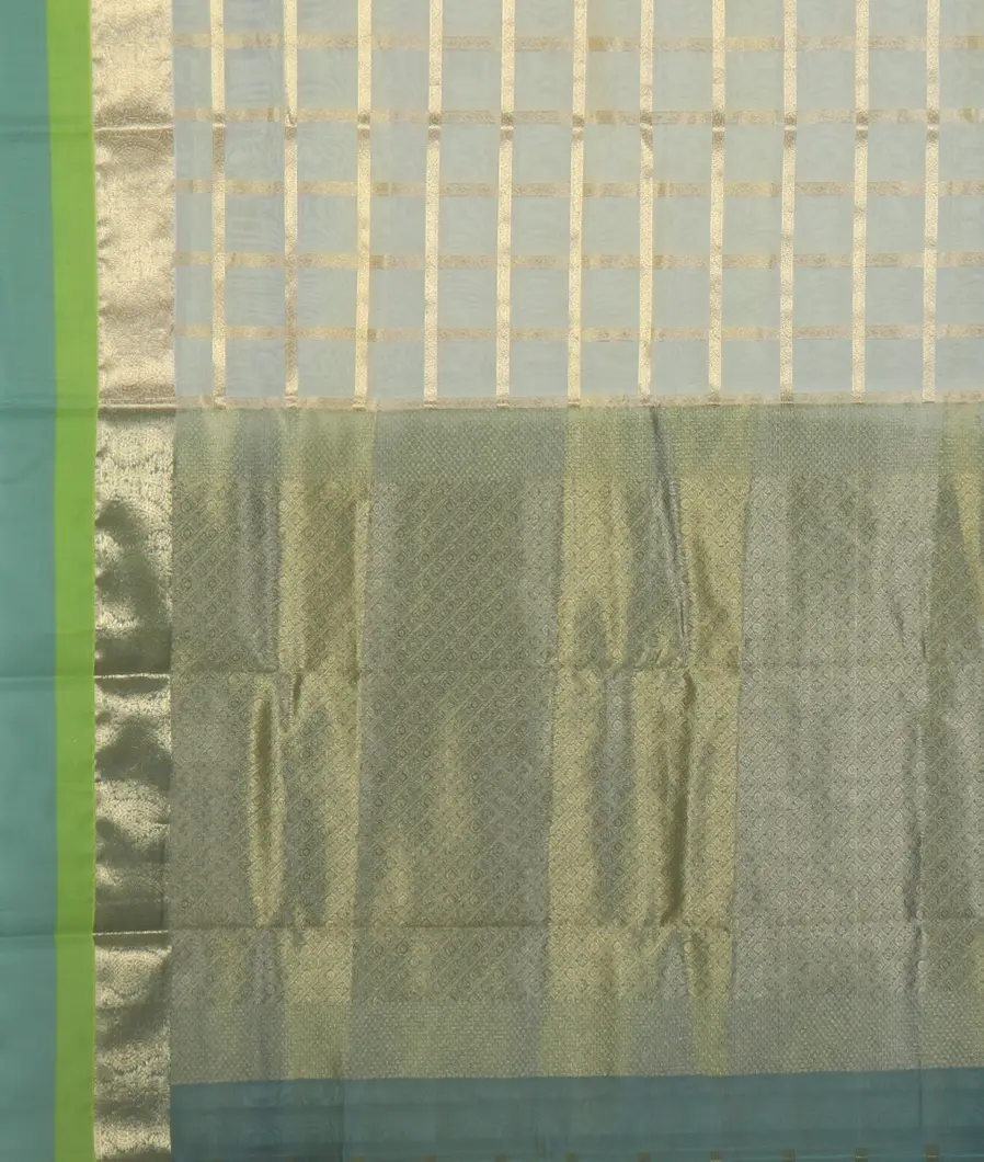 Beige Silk Cotton Saree T4628214