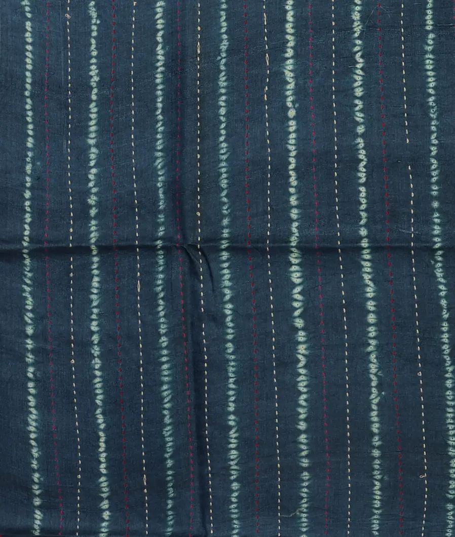 Blue Tussar Printed Saree T4617753